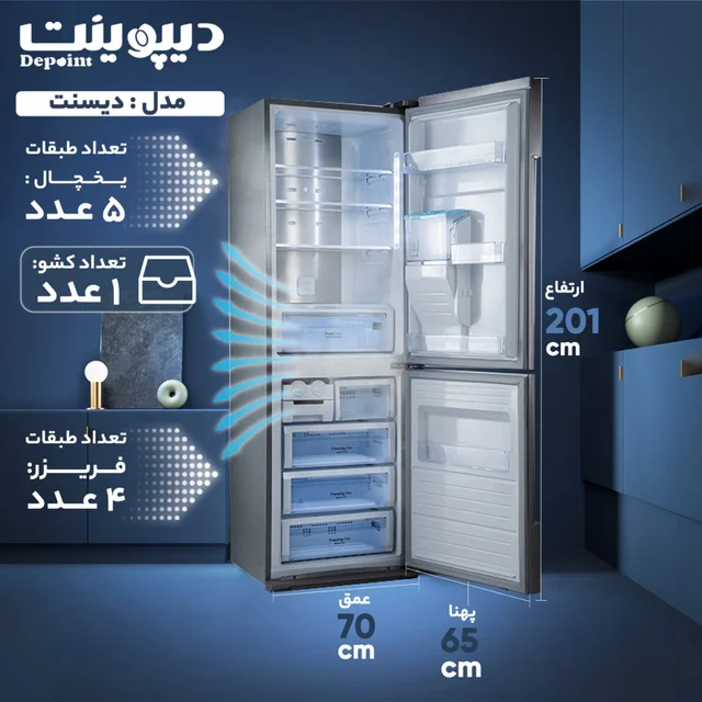 یخچال و فریزر 21 فوت دیپوینت مدل دیسنت 102592916